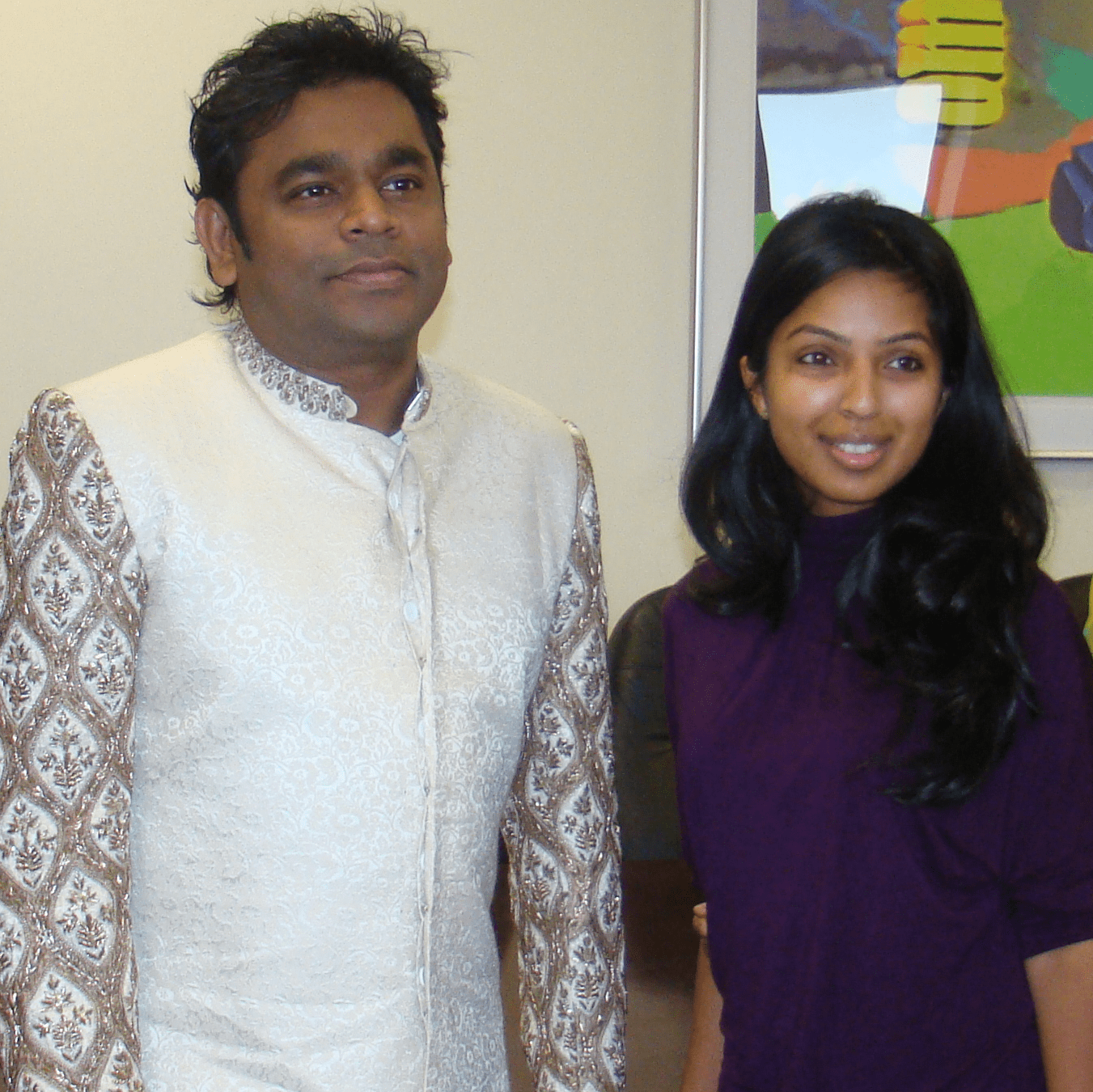 Creative director and founder of Dance Expression Studio, Neha with iconic Bollywood Composer, A R Rahman.