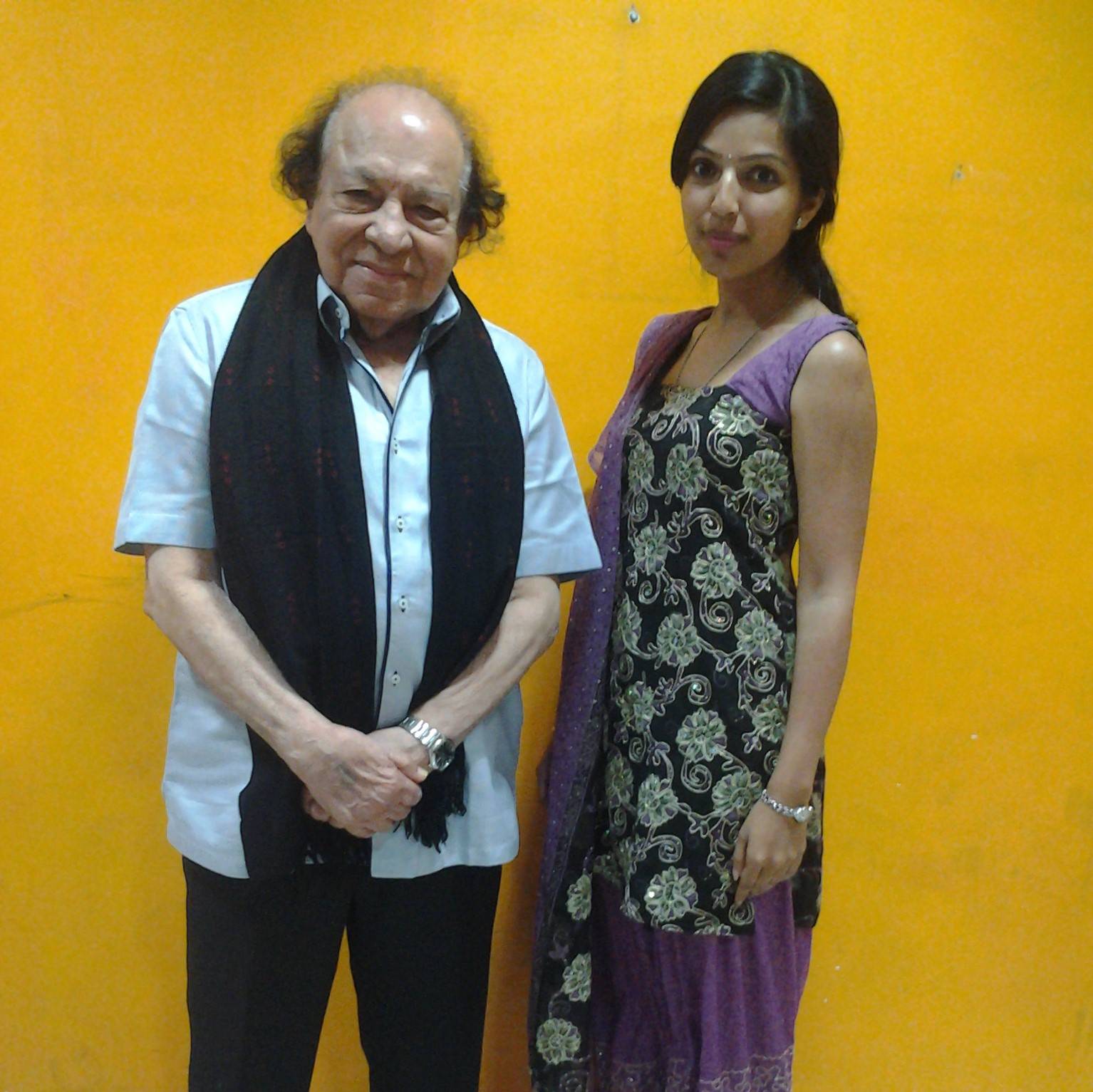 Creative Director and founder of Dance Expression Studio, Neha with celebrity acting coach, Roshan Taneja.